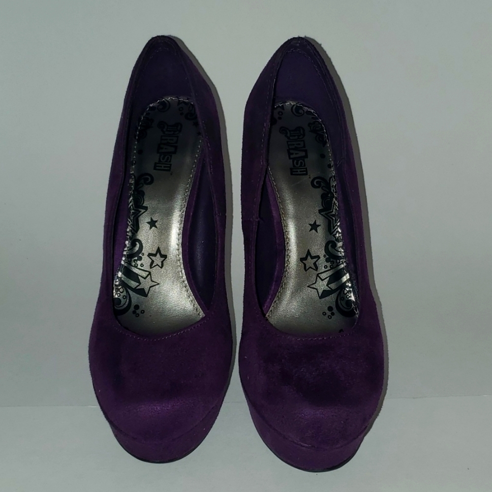 Brash Purple 5" Stilettos size 8